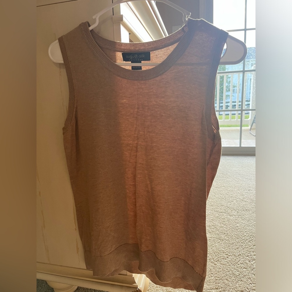 Tan Tank Top Sweater